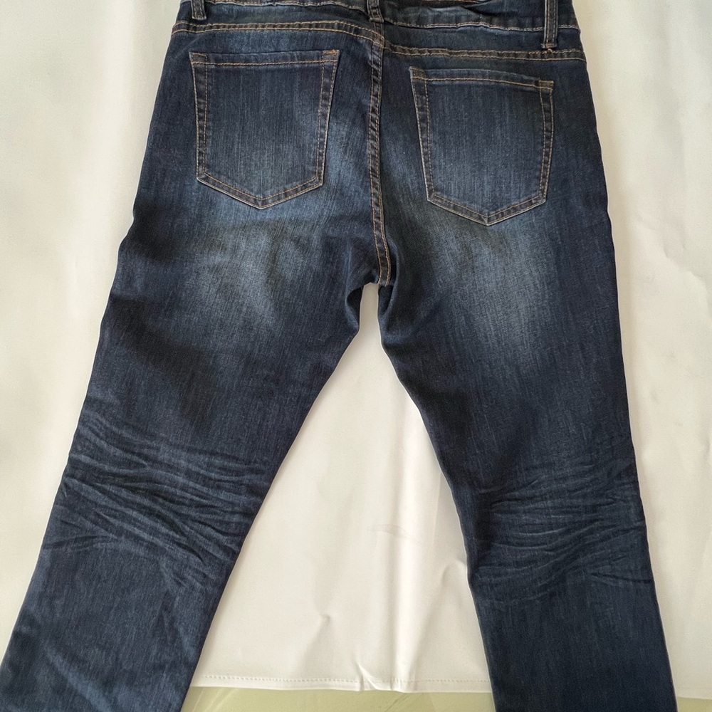 Mind Code Dark Blue Boot Cut Jeans - Picture 4 of 5